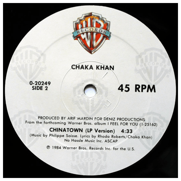 CHAKA KHAN - I FEEL FOR YOU (REMIX) / 12
