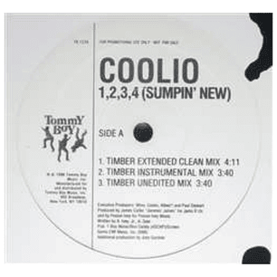 COOLIO - 1,2,3,4 (SUMPIN' NEW) (PROMO) / 12