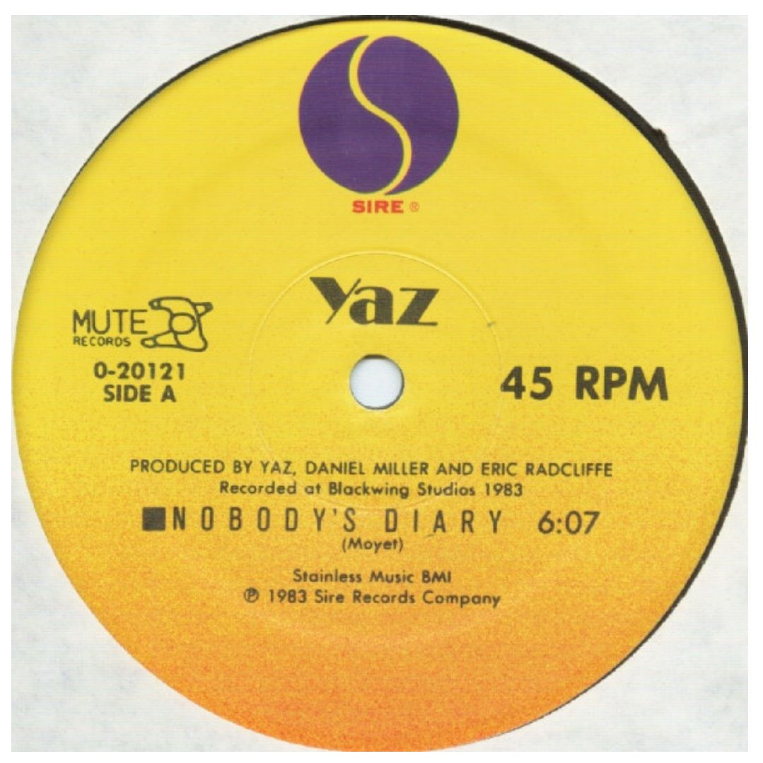 YAZ - NOBODY'S DIARY & STATE FARM / 12