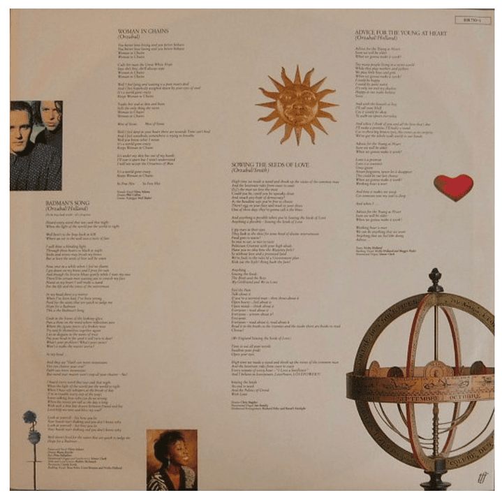 TEARS FOR FEARS - THE SEEDS OF LOVE (SPAIN) / VINILO USADO 2