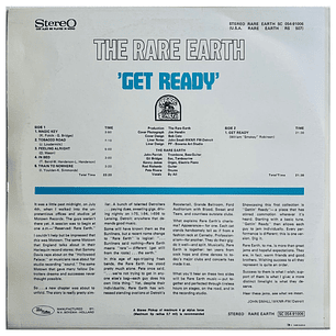 RARE EARTH - GET READY / VINILO USADO