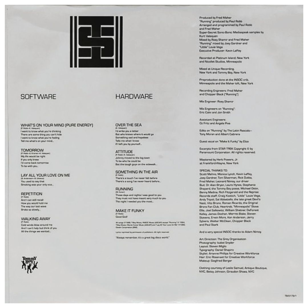 INFORMATION SOCIETY - INFORMATION SOCIETY (CLEAR VINYL) / VINILO 5