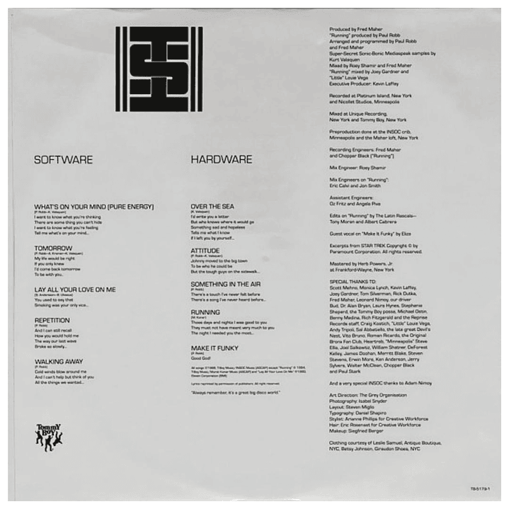 INFORMATION SOCIETY - INFORMATION SOCIETY (CLEAR VINYL) / VINILO 5