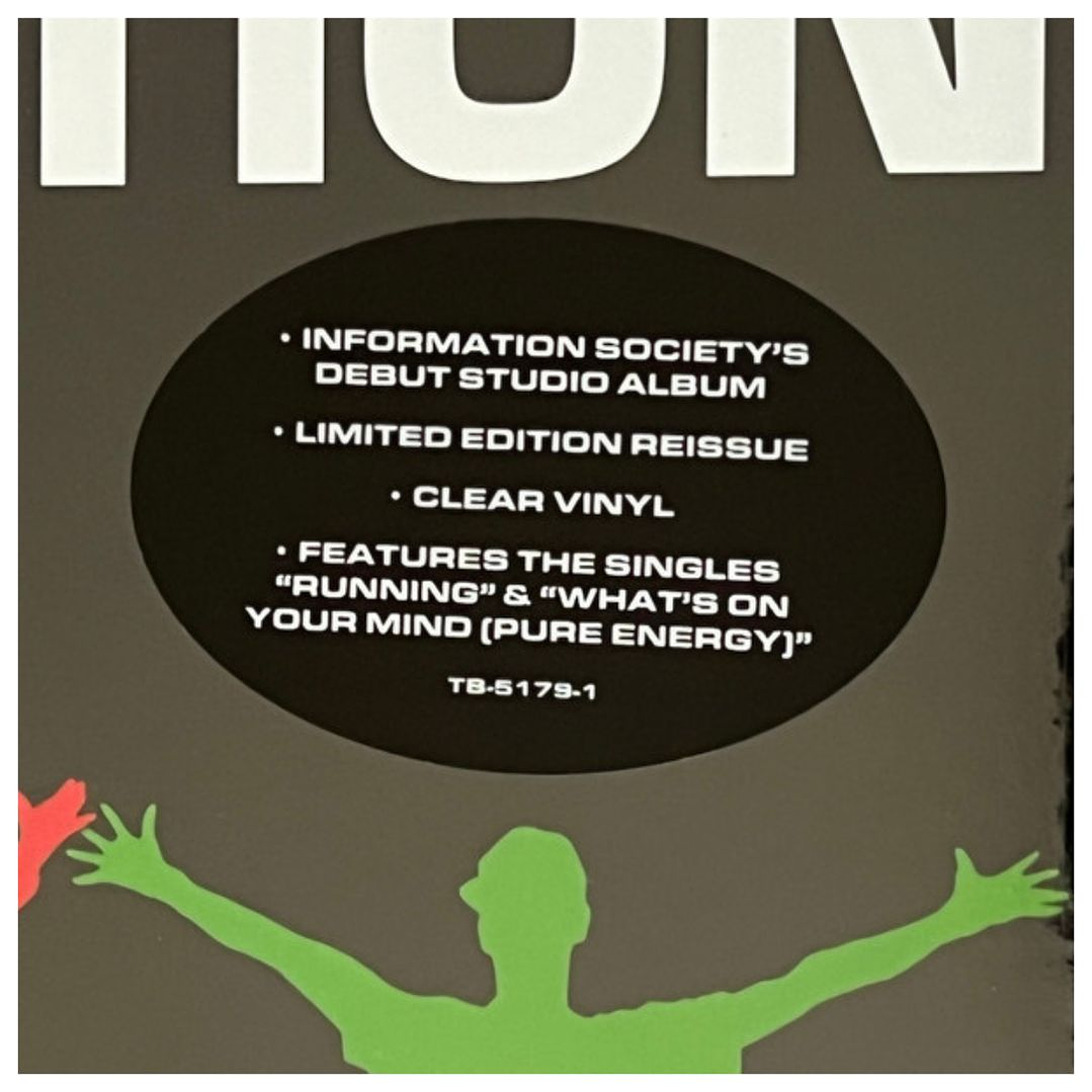 INFORMATION SOCIETY - INFORMATION SOCIETY (CLEAR VINYL) / VINILO 6
