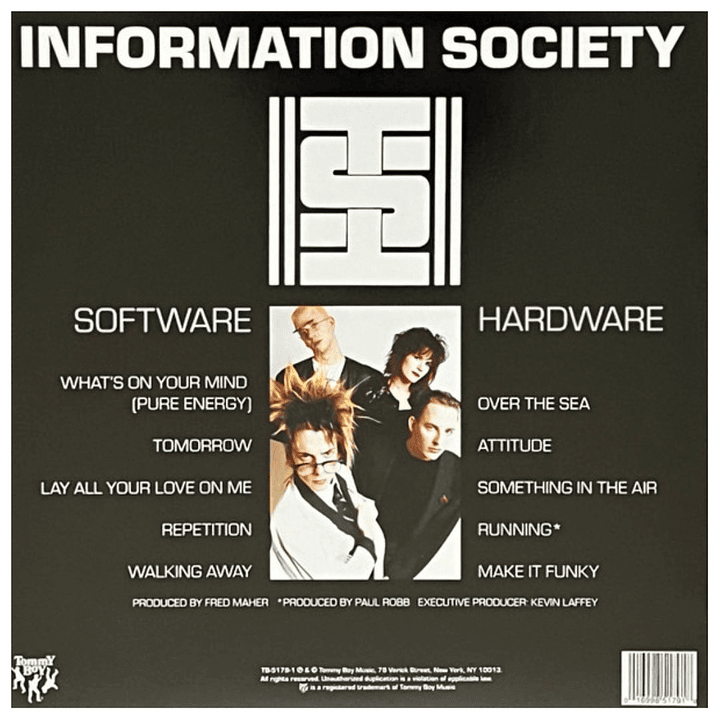 INFORMATION SOCIETY - INFORMATION SOCIETY (CLEAR VINYL) / VINILO 2