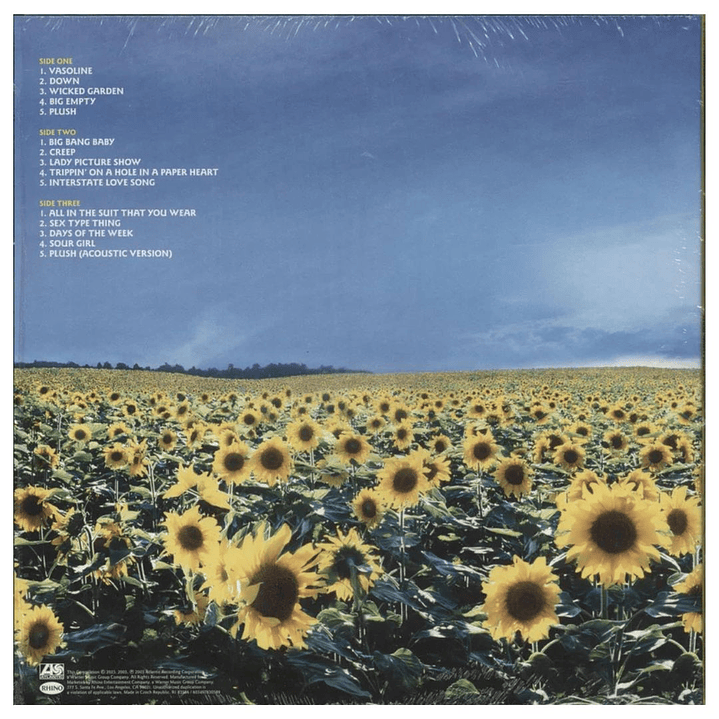 STONE TEMPLE PILOTS - THANK YOU: GREATEST HITS (2LP) / VINILO 2