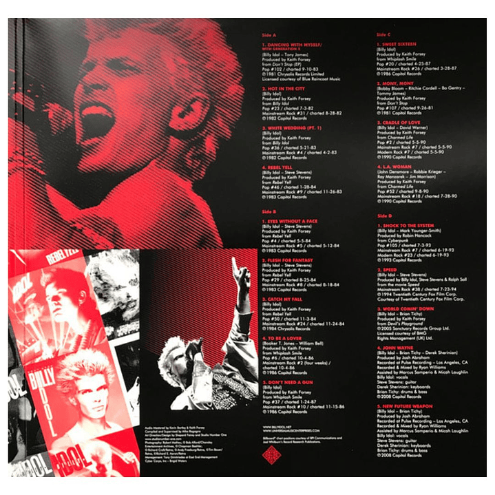 BILLY IDOL - THE VERY BEST OF (2LP) / VINILO 5