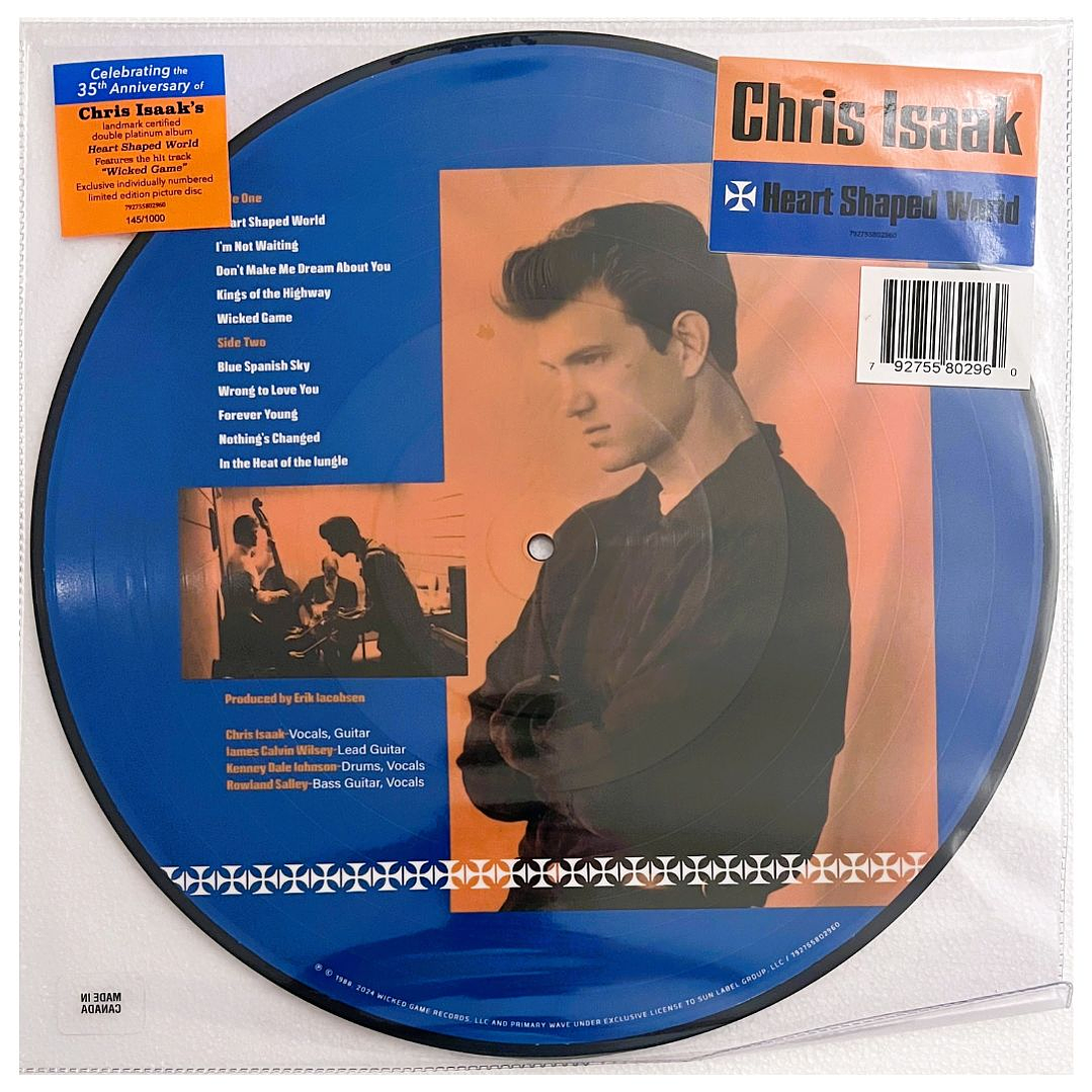 CHRIS ISAAK	- HEART SHAPED WORLD (PICTURE DISC) 35TH / VINILO 1