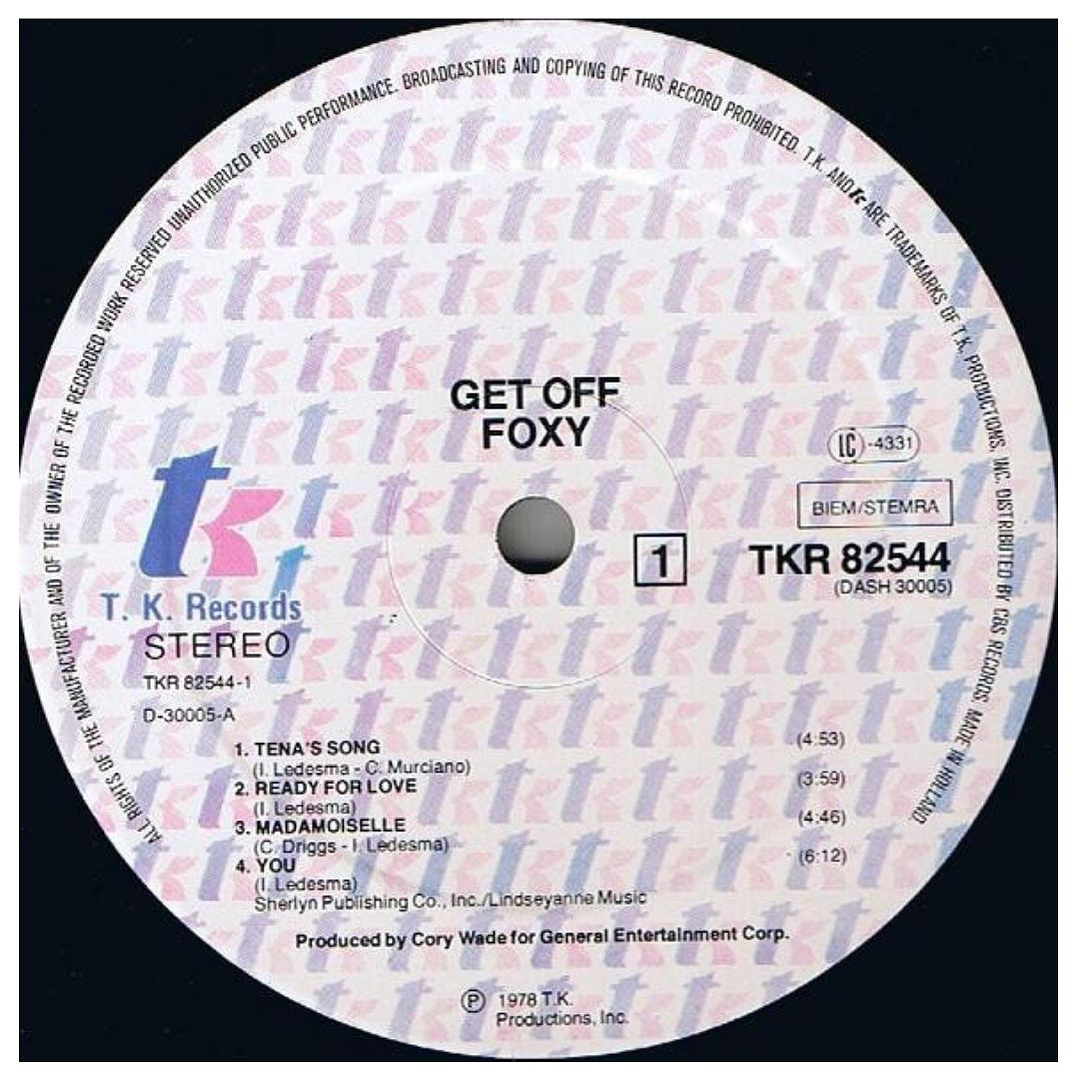 FOXY - GET OFF / VINILO USADO 3