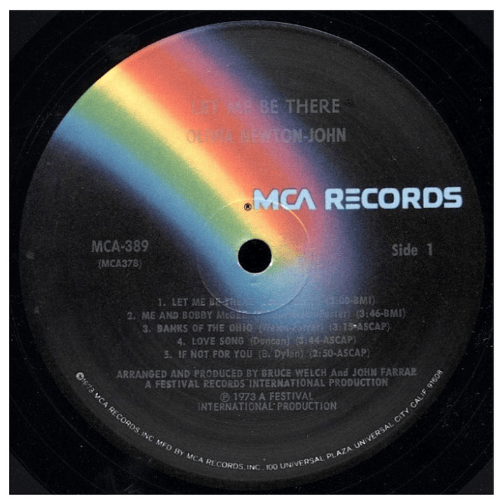 OLIVIA NEWTON-JOHN - LET ME BE THERE / VINILO USADO 3