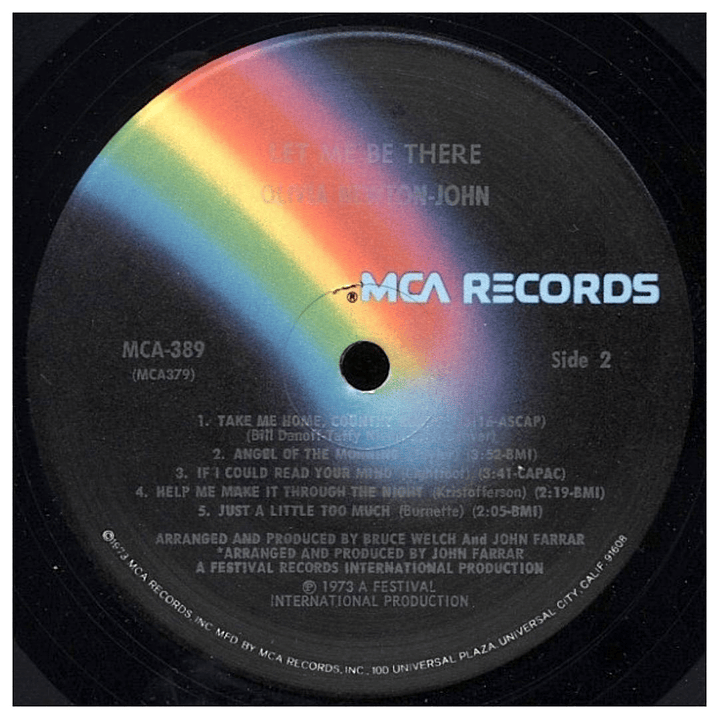 OLIVIA NEWTON-JOHN - LET ME BE THERE / VINILO USADO 4