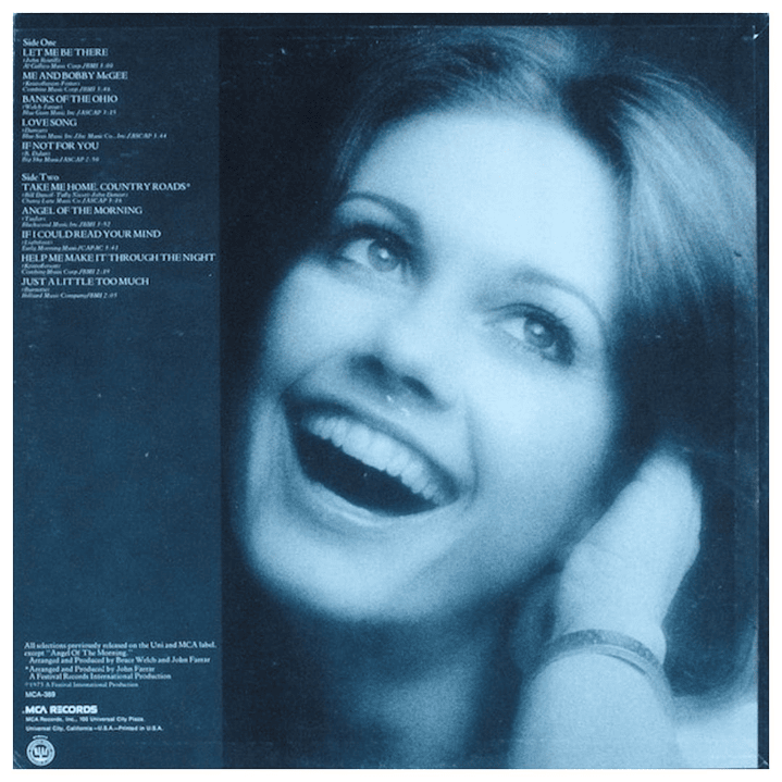 OLIVIA NEWTON-JOHN - LET ME BE THERE / VINILO USADO 2