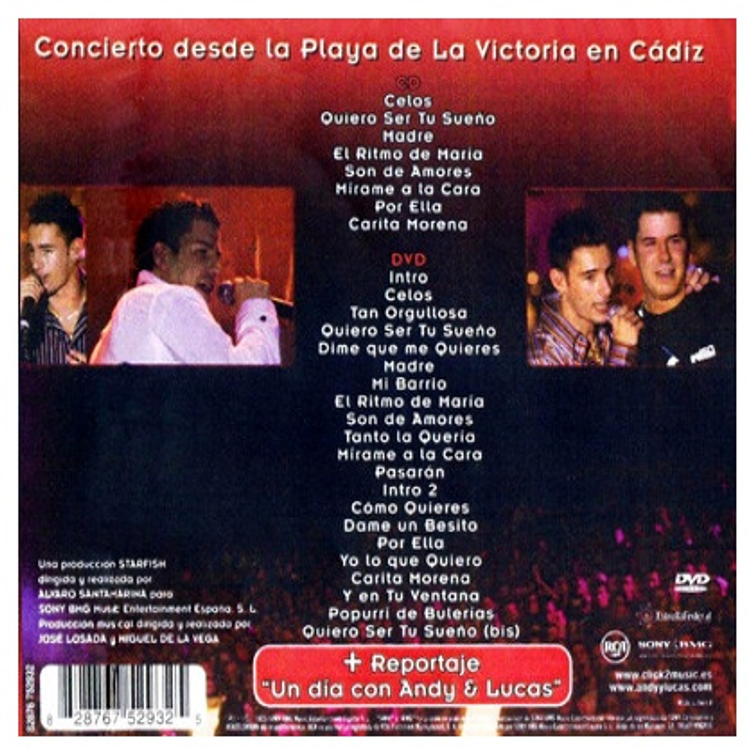 ANDY & LUCAS - QUE NO? ANDA QUE NO! (CD+DVD) / CD 2