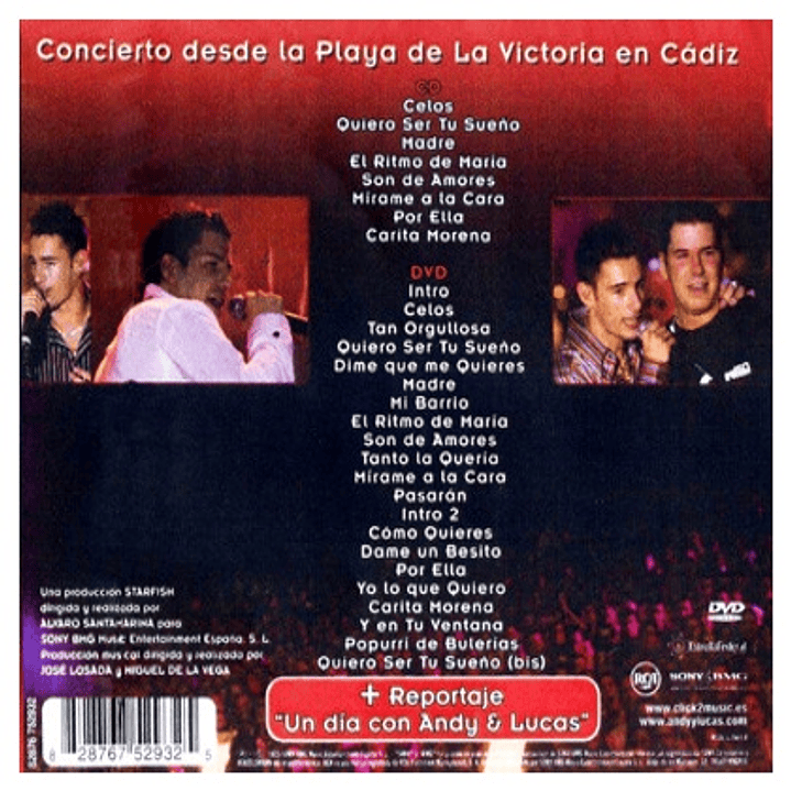 ANDY & LUCAS - QUE NO? ANDA QUE NO! (CD+DVD) / CD 2