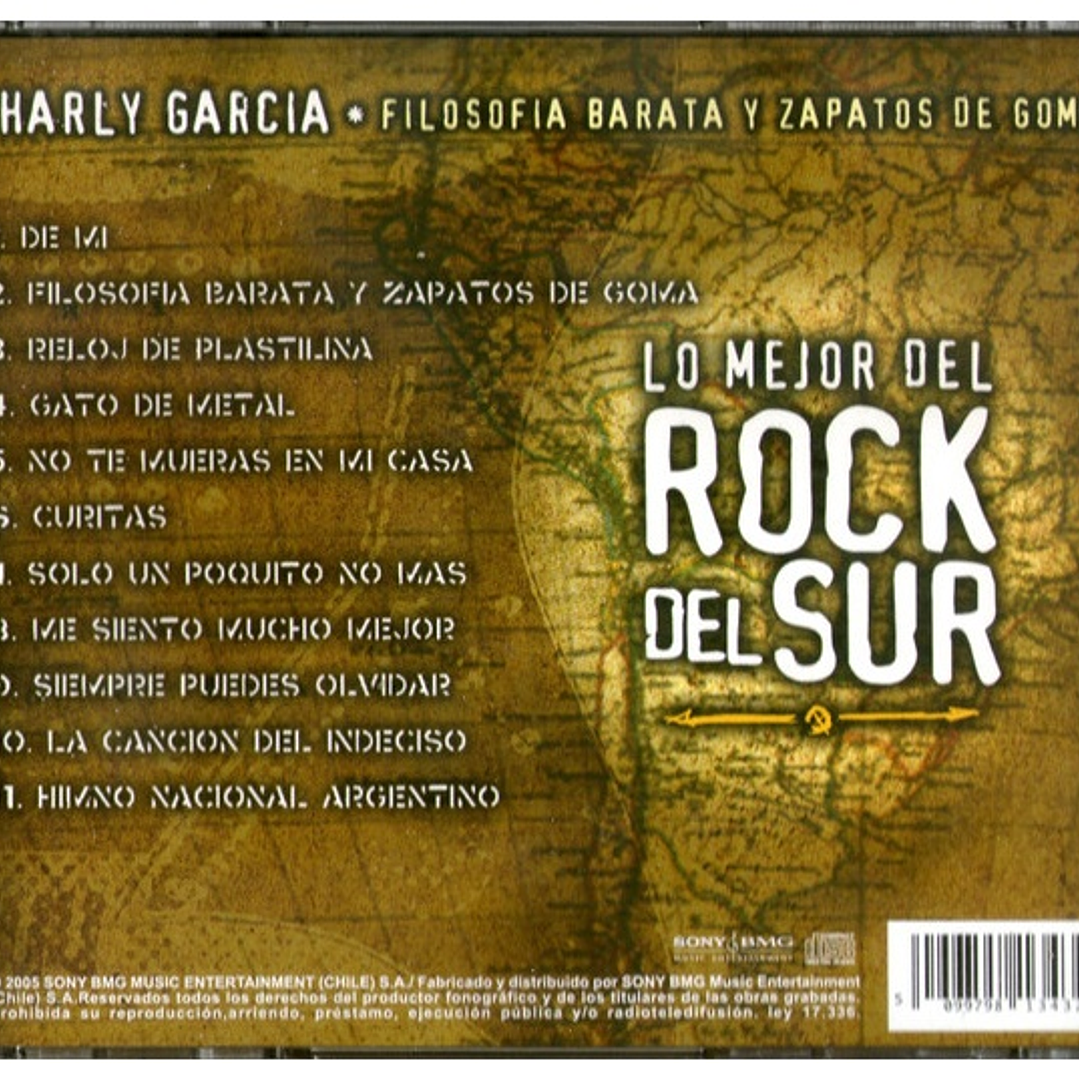 CHARLY GARCIA - FILOSOFIA BARATA Y ZAPATOS DE GOMA - ROCK DEL SUR / CD 2