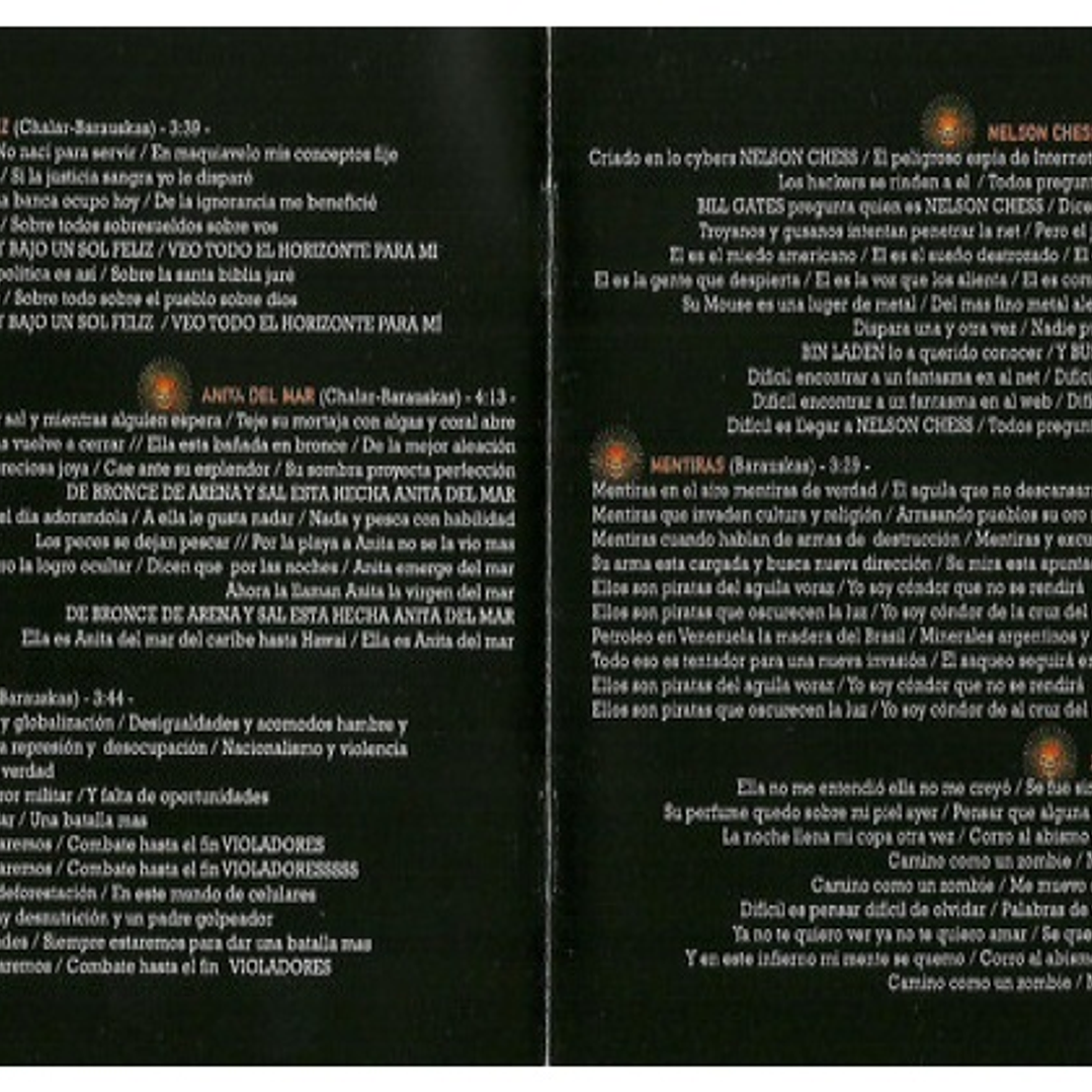 LOS VIOLADORES - BAJO UN MISMO SOL / CD 6