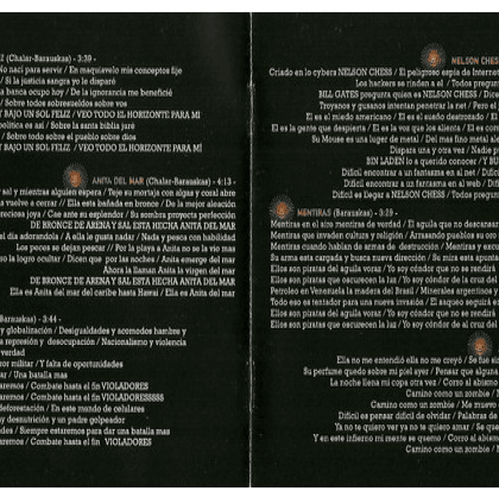 LOS VIOLADORES - BAJO UN MISMO SOL / CD 6