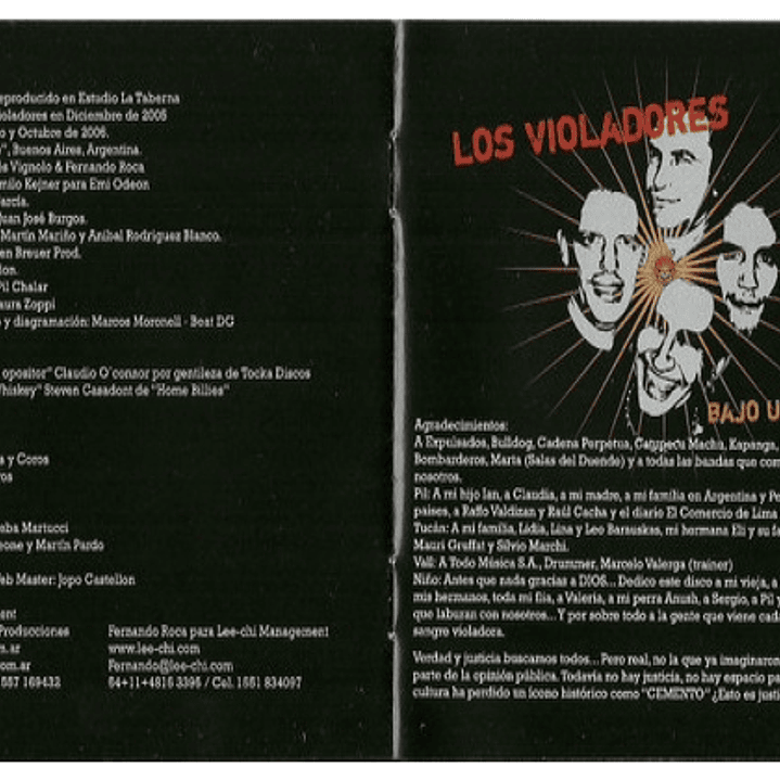 LOS VIOLADORES - BAJO UN MISMO SOL / CD 8