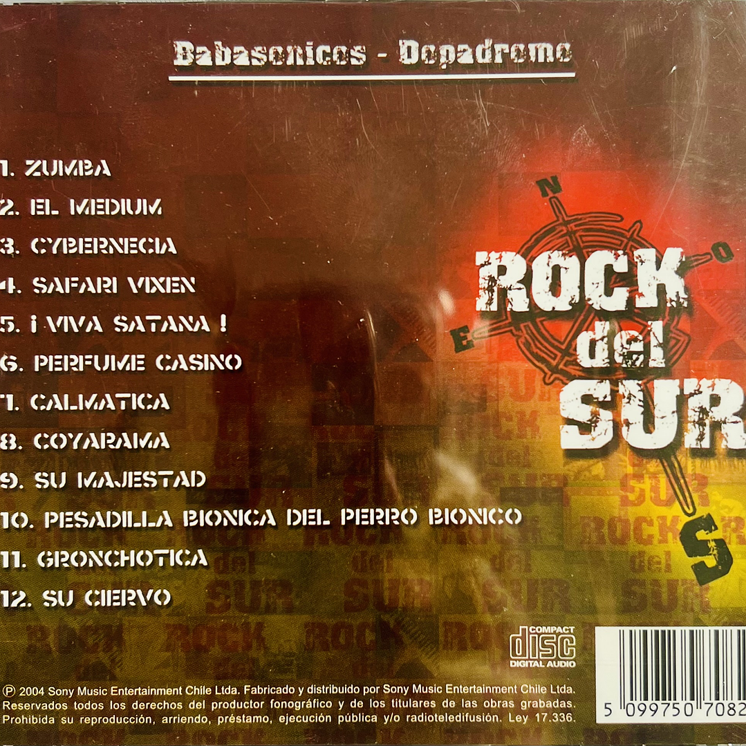 BABASONICOS - DOPADROMO - ROCK DEL SUR / CD 2