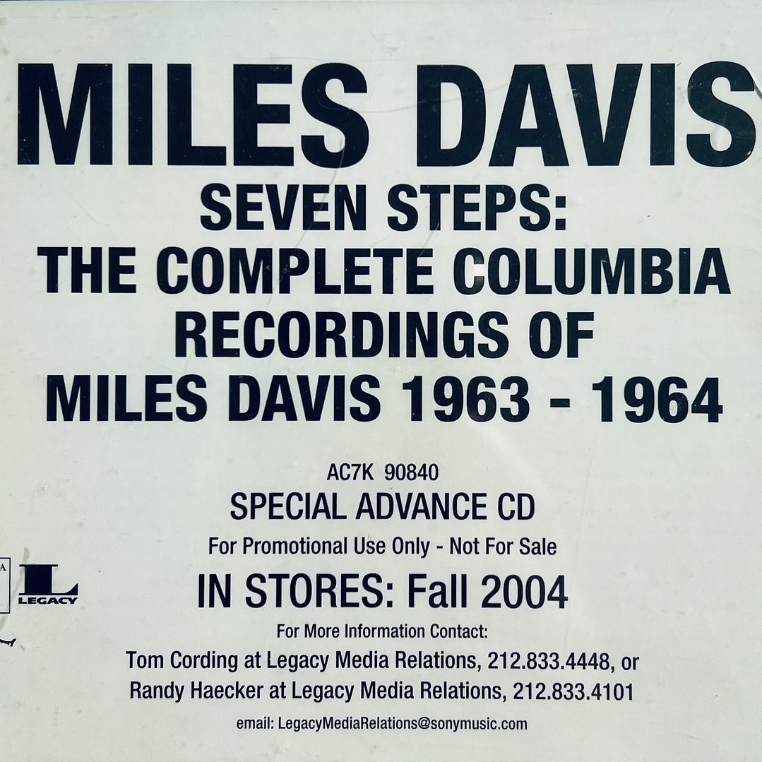 MILES DAVIS - SEVEN STEPS: THE COMPLETE COLUMBIA RECORDINGS 1963-1964  / CD 1