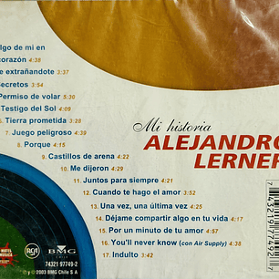 ALEJANDRO LERNER - MI HISTORIA / CD