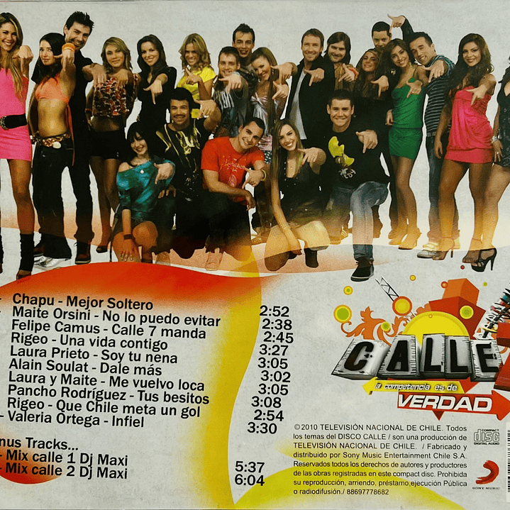 CALLE 7 - LOS GRANDES EXITOS DE CALLE 7 / CD 2