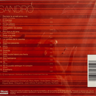 SANDRO - COLECCIÓN ANIVERSARIO / CD