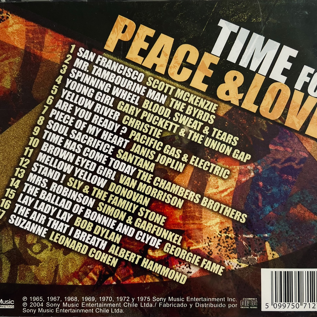 TIME FOR PEACE & LOVE - VARIOS ARTISTAS / CD 2