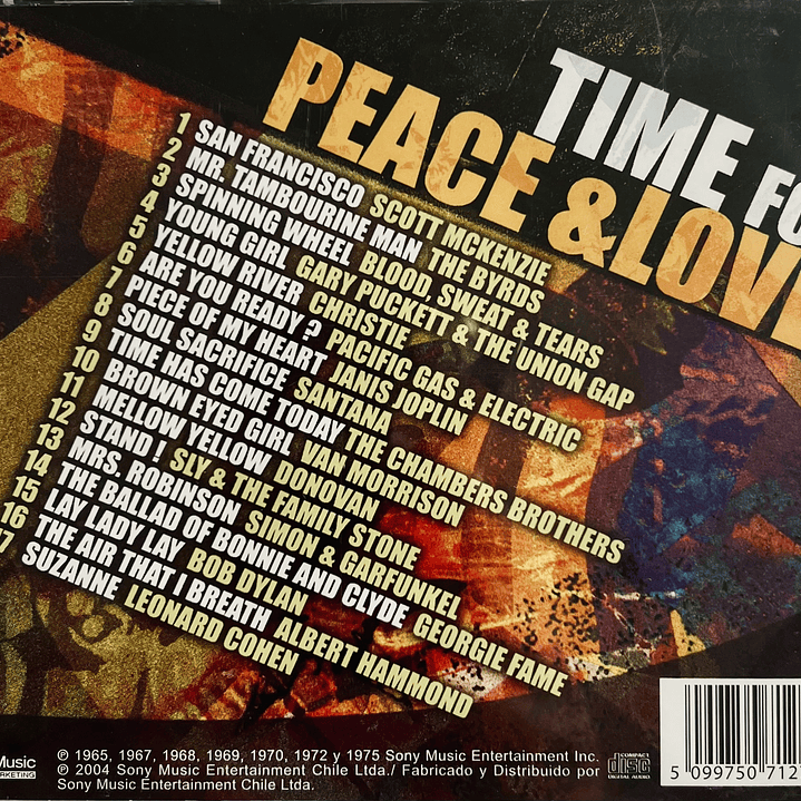 TIME FOR PEACE & LOVE - VARIOS ARTISTAS / CD 2
