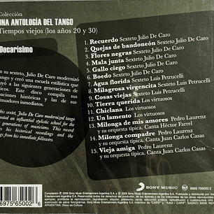 UNA ANTOLOGIA DEL TANGO - DECARISIMO / CD