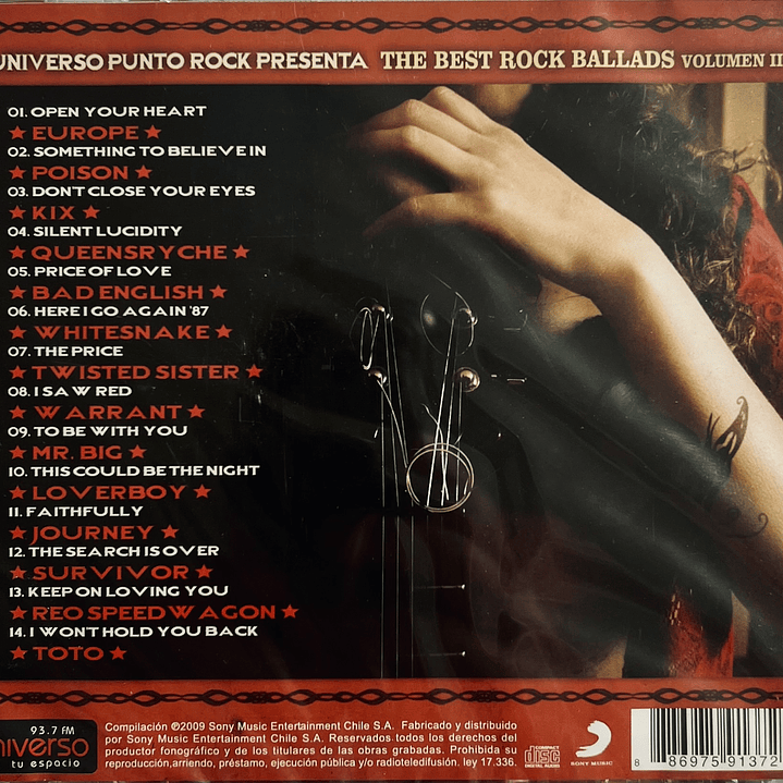UNIVERSO PUNTO ROCK - ROCK BALLADS VOLUMEN 2 / CD 2