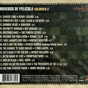 UNIVERSO DE PELICULA - VOL. 2 - VARIOS ARTISTAS / CD