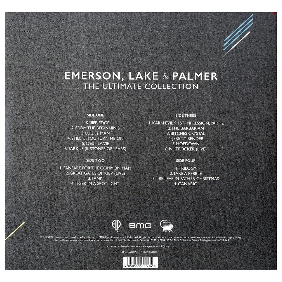 EMERSON, LAKE & PALMER - THE ULTIMATE COLLECTION (CLEAR VINYL) (2LP) / VINILO 2