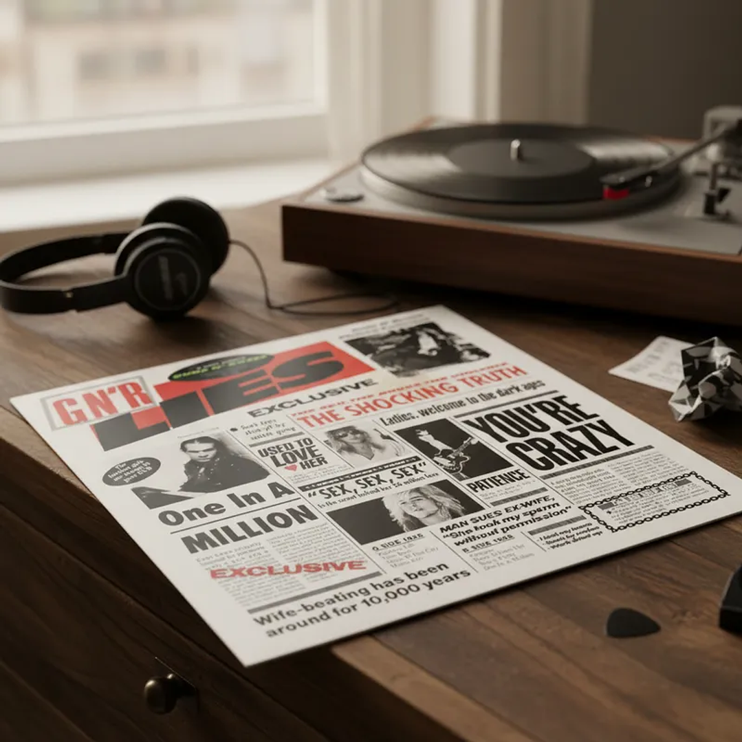 GUNS N' ROSES - G N' R LIES (Unofficial Release) / VINILO  5