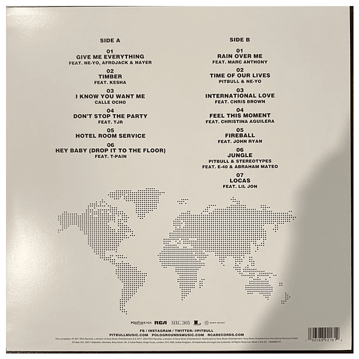 PITBULL - GREATEST HITS / VINILO 2