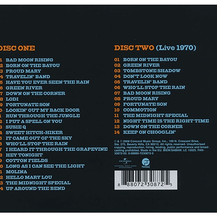 CREEDENCE CLEARWATER REVIVAL - THE BEST OF / CD 2