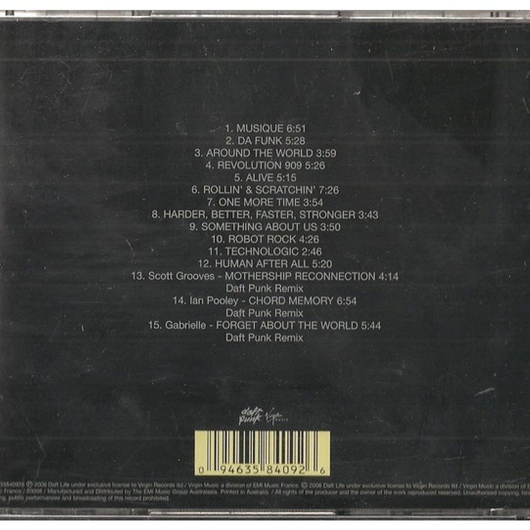 DAFT PUNK - MUSIQUE VOL.1 (1993 - 2005) / CD 2
