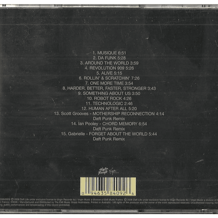 DAFT PUNK - MUSIQUE VOL.1 (1993 - 2005) / CD 2