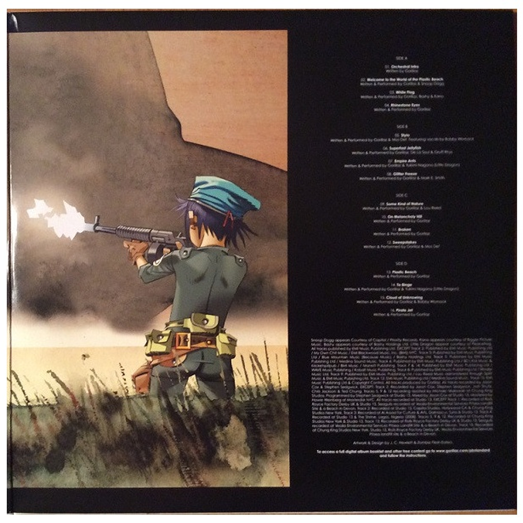 GORILLAZ - PLASTIC BEACH (2LP) / VINILO 3