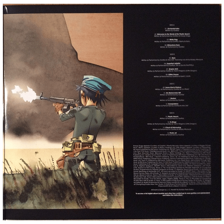 GORILLAZ - PLASTIC BEACH (2LP) / VINILO 3