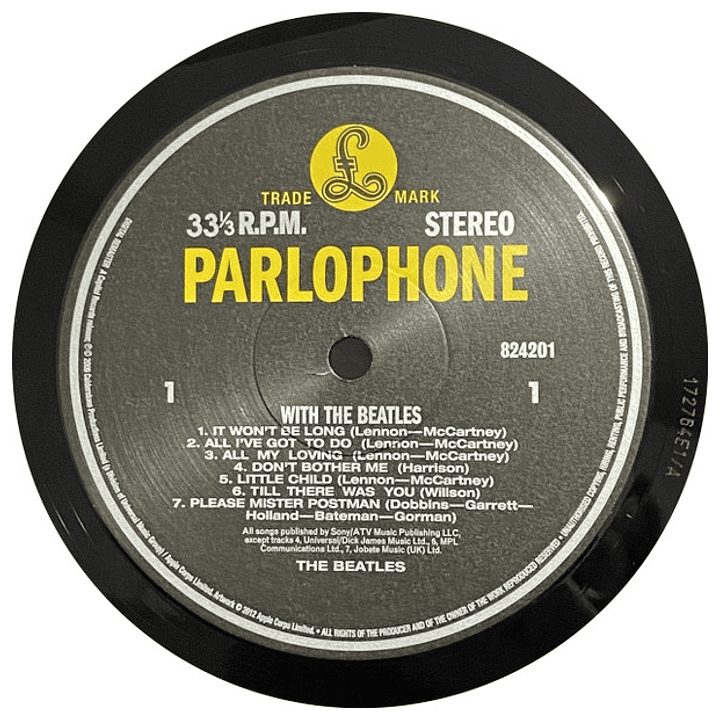 BEATLES - WITH THE BEATLES / VINILO 4