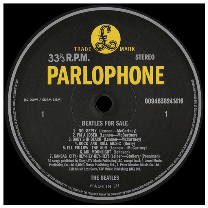 BEATLES - BEATLES FOR SALE / VINILO 5
