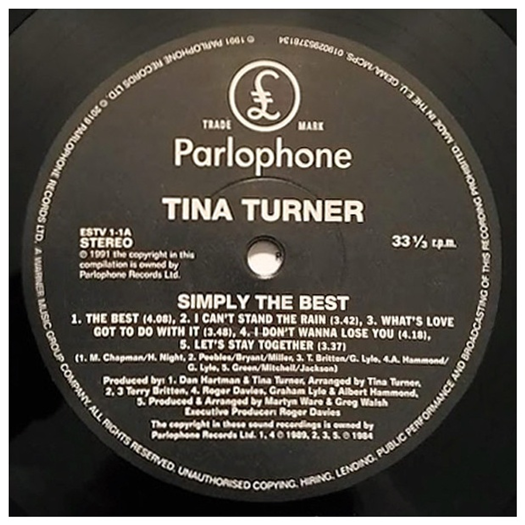 TINA TURNER - SIMPLY THE BEST (2LP) / VINILO 5