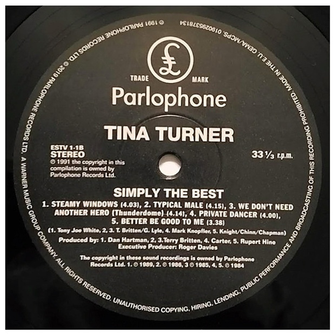 TINA TURNER - SIMPLY THE BEST (2LP) / VINILO 6