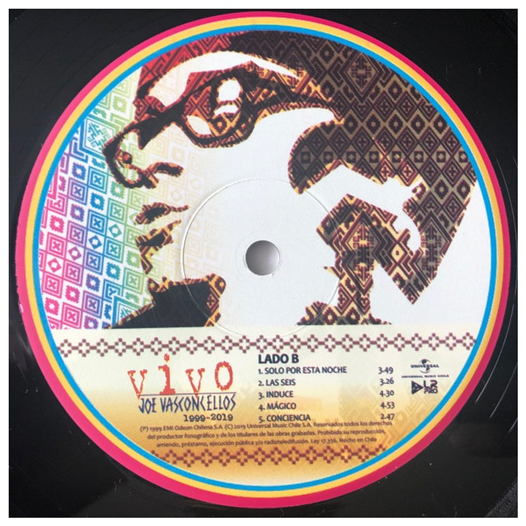 JOE VASCONCELLOS - VIVO 1999-2019 (2LP) / VINILO 6