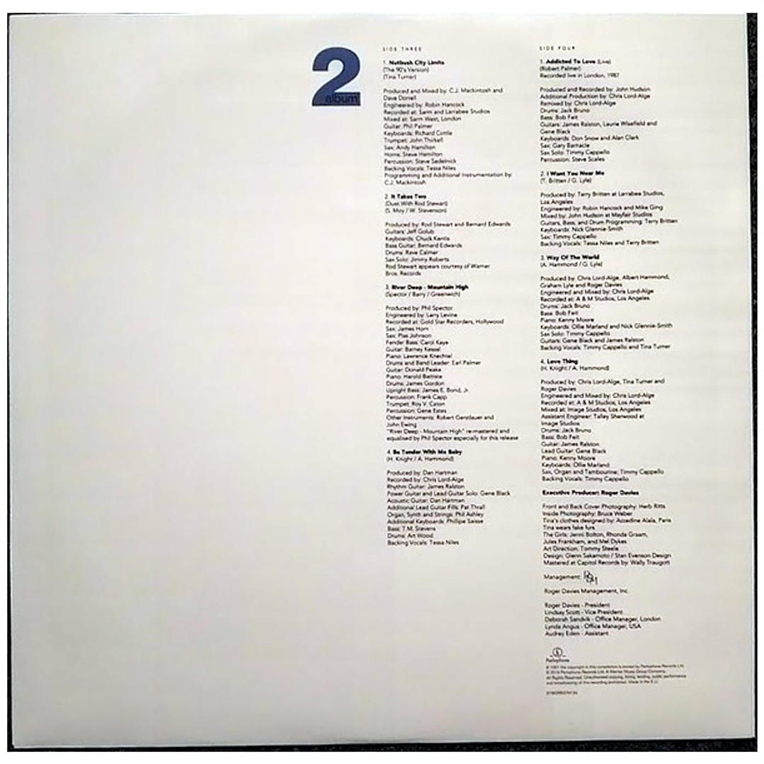 TINA TURNER - SIMPLY THE BEST (2LP) / VINILO 7