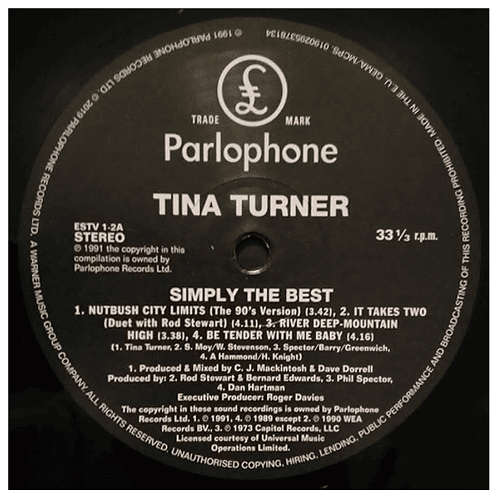TINA TURNER - SIMPLY THE BEST (2LP) / VINILO 9