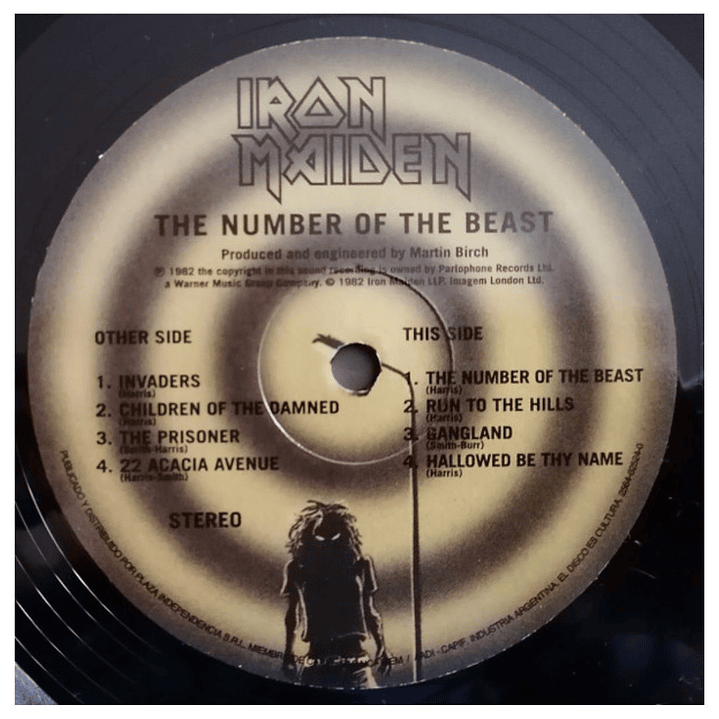 IRON MAIDEN - THE NUMBER OF THE BEAST / VINILO 6