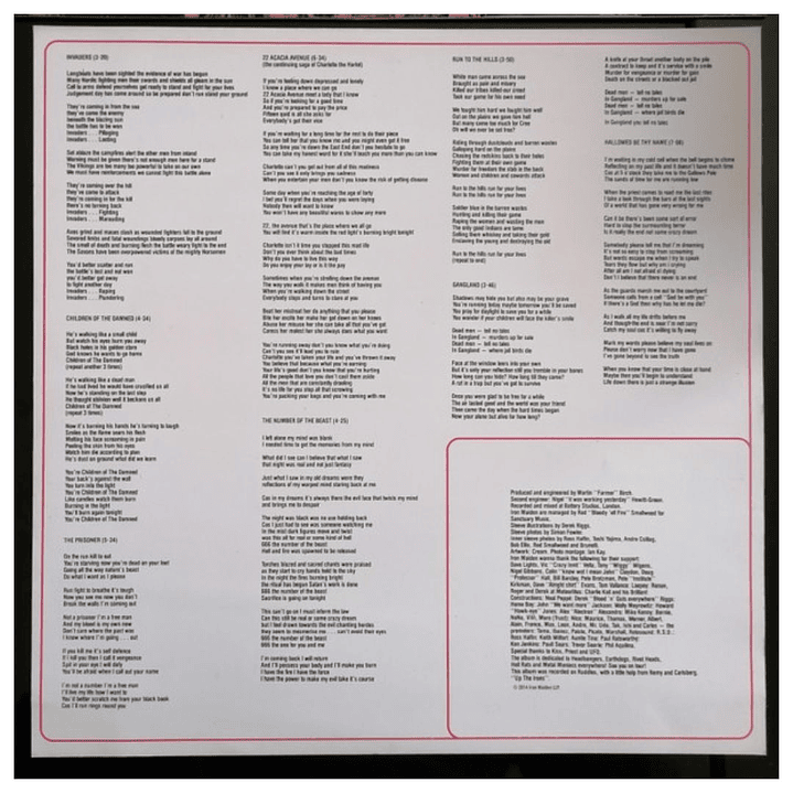 IRON MAIDEN - THE NUMBER OF THE BEAST / VINILO 4