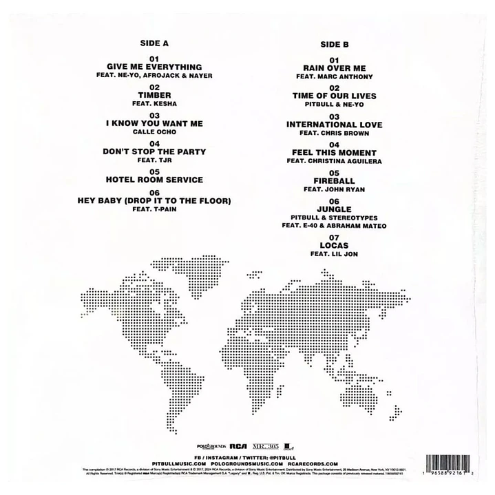 PITBULL - GREATEST HITS / VINILO 2